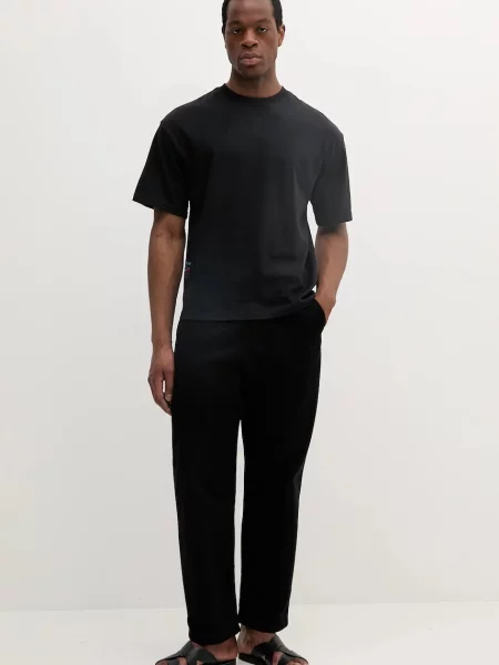 Футболка Alpha Industries в цветочек с принтом черная