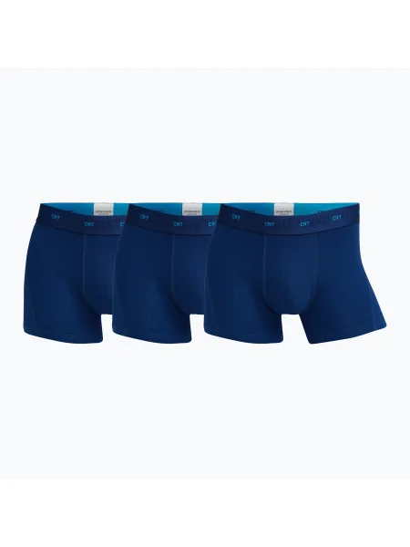 Boxeri bărbați Bamboo Trunk FSC 3 perechi navy albastru închis