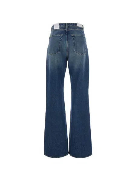 Blugi cu picior larg Icon Denim albastru