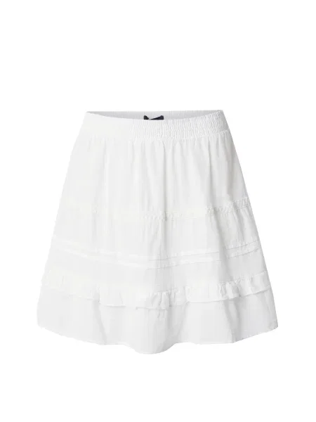 VERO MODA Sukňa VMPRETTY' biela