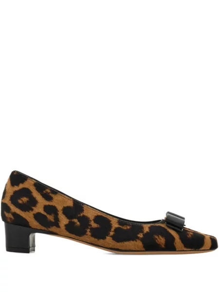 Pantofi cu toc Ferragamo cu funde