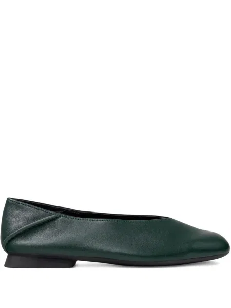 Кожени балеринки Camper зелено