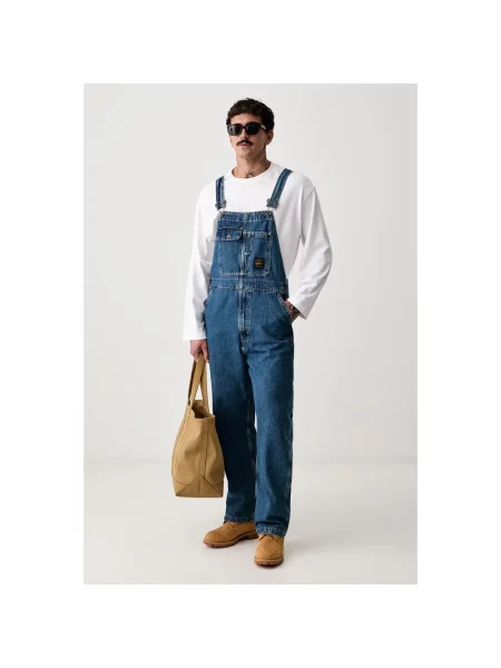 Szerokie jeansy Levi's niebieskie