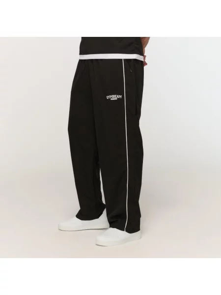 Spodnie fitness oversize z Varsity białe