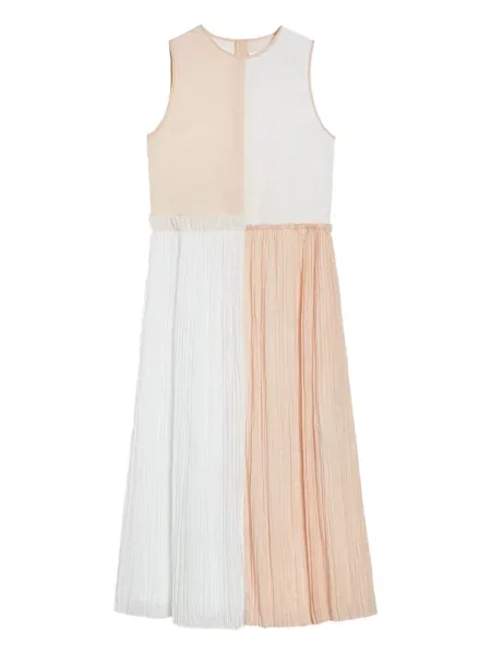 Rochie midi Jil Sander până la genunchi de costum alb