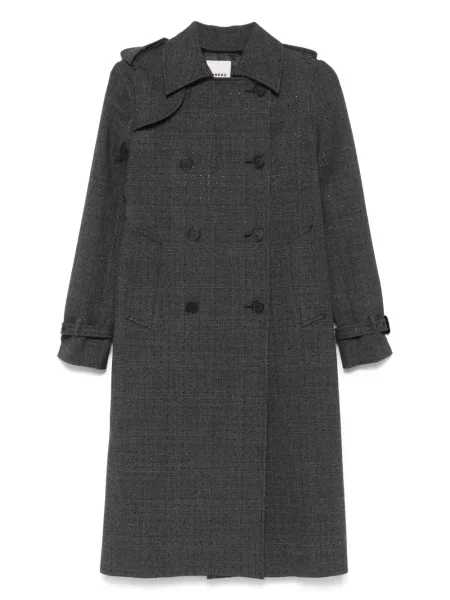 Palton Sandro de cristal gri