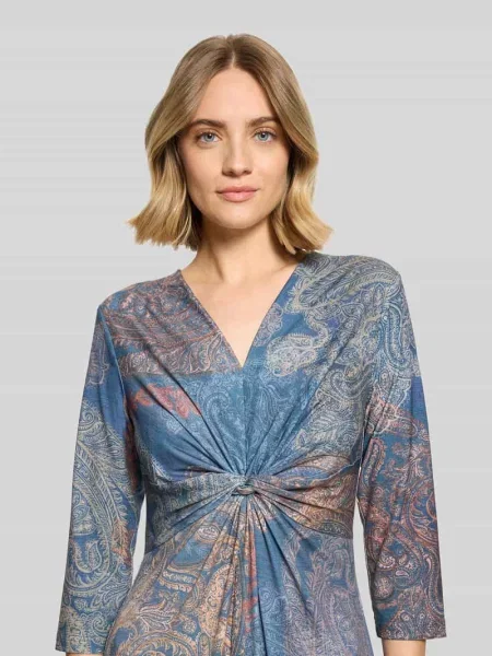 Betty Barclay Sukienka Dżersejowa Z Rękawami blau niebieska