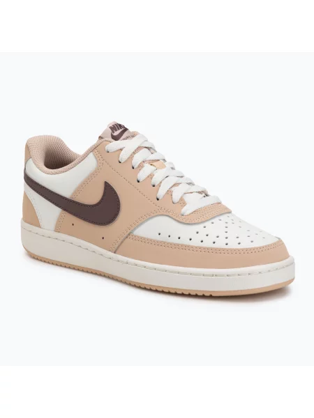 Tenisky Nike Court Vision Low shimmer/tattoo/sail béžové