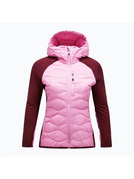 Bunda eak Performance Helium Down Hybrid morning dew/obscure růžová