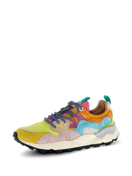 Kožené tenisky Flower Mountain oranžové