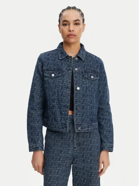 Armani Exchange Джинсова куртка Голубий