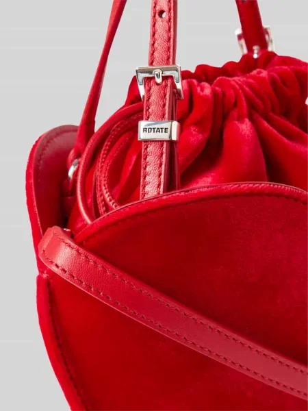 Rotate torebka crossbody skórzana brązowa