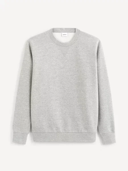 Tricou cu mânecă lungă Celio gri