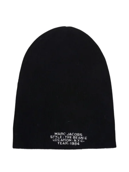 Căciulă Marc Jacobs cu broderie negru