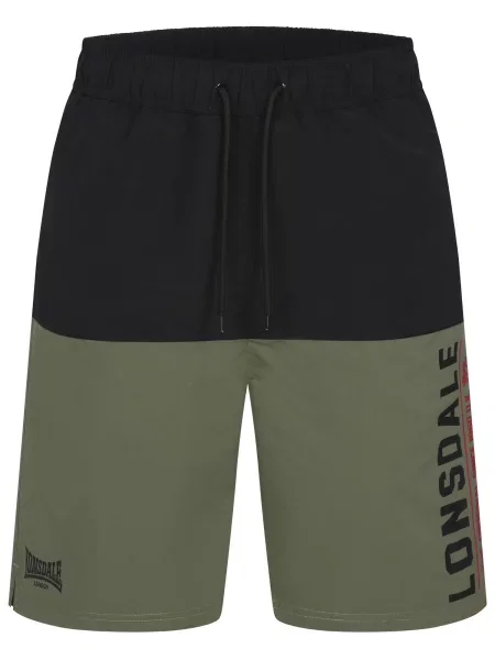 Szorty kąpielowe Lonsdale Regular Fit Hayling czarne