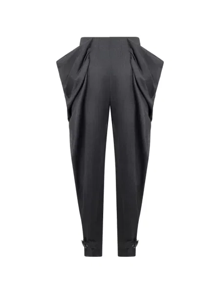 Pantaloni Alberta Ferretti drapate gri