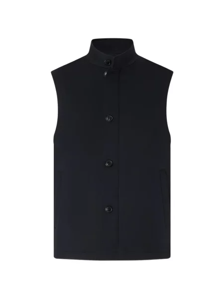 Vestă Zegna din microfibră albastru