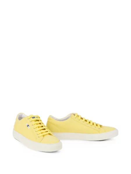 Sneakerși Fedeli cu șireturi din dantelă galben