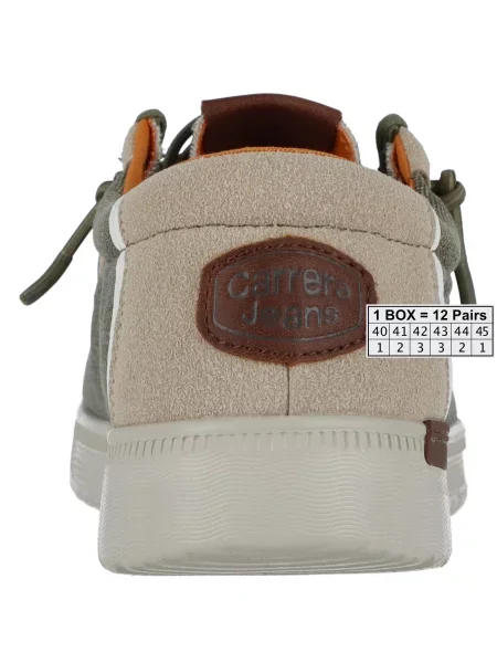 Nizki čevlji Carrera z vezalkami rjava