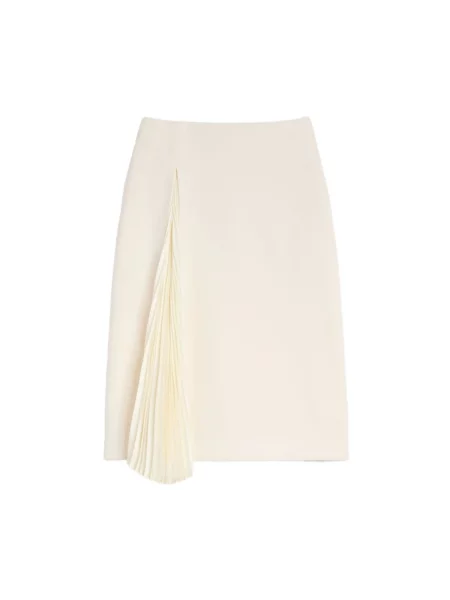 Spódnica midi Jil Sander beżowa