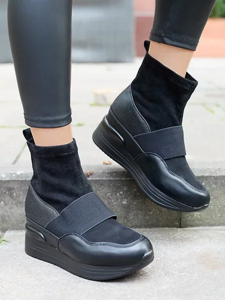 Botine Resti slip-on negru