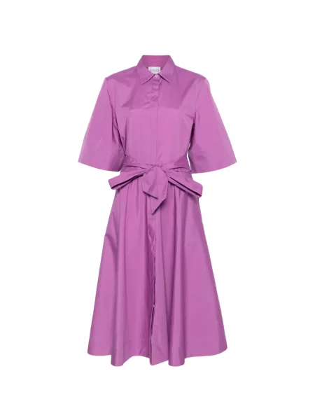 Talie rochie Sara Roka cu legături de costum violet
