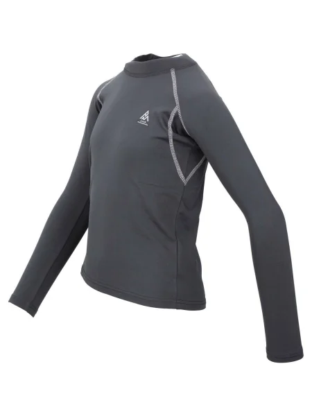 Tricou mânecă lungă Peak Mountain negru