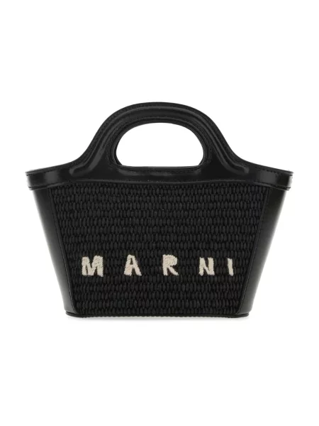 Listonoszka Marni skórzana czarna