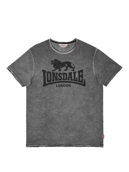 LONSDALE Tricou Gainford metalic gri