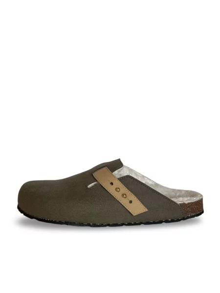 Nae Vegan Shoes Naminės šlepetės Levu šviesiai / alyvuogių ruda