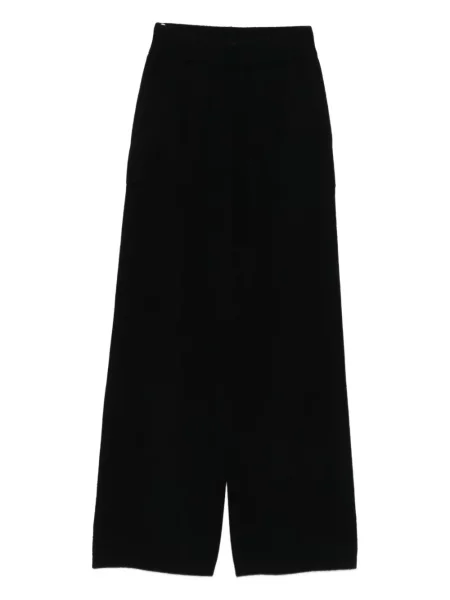Pantaloni Uma Wang din cașmir negru