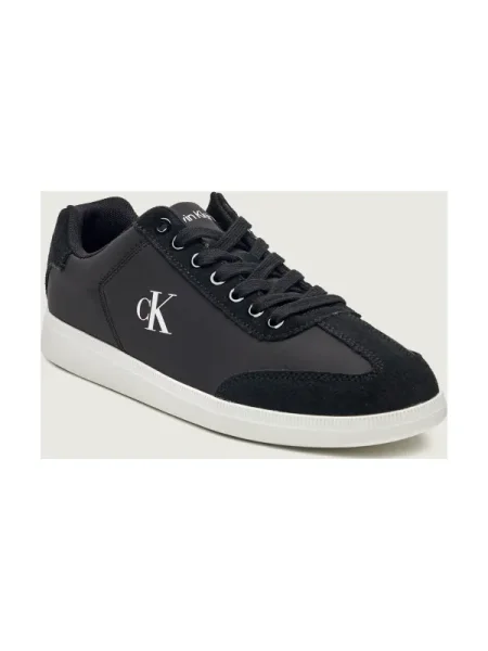 Férfi cipők Calvin Klein City Runner Laceup Tape Leather ck black. Méret: 45 EU fekete