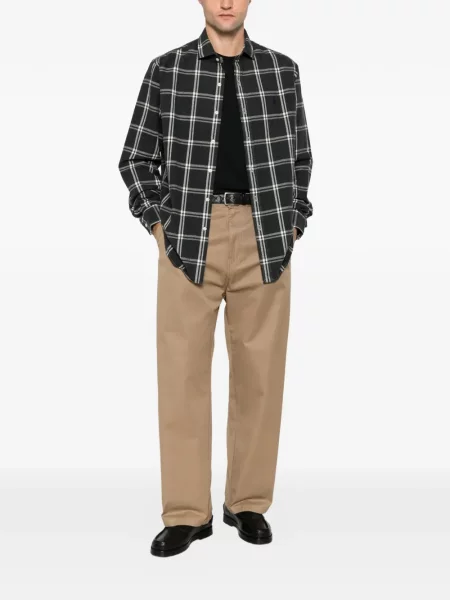 Căciulă Polo Ralph Lauren tricotate chunky în carouri gri