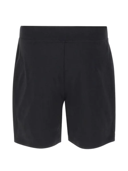 Široké plisované džínové šortky Polo Ralph Lauren s výšivkou červené