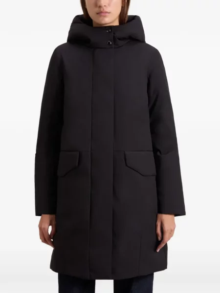 Geacă parka Woolrich cu glugă negru