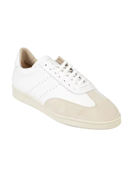 Sneakersy Zespa skórzane białe