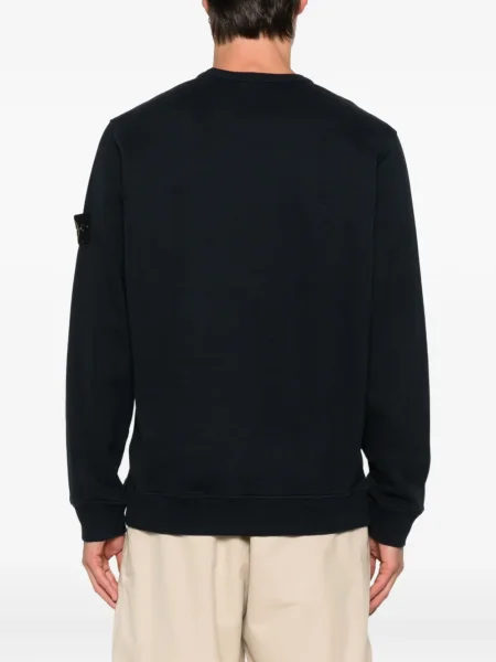Hanorac Stone Island cu strasuri albastru