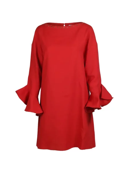 Sukienka mini Valentino Garavani z ćwiekami czerwona