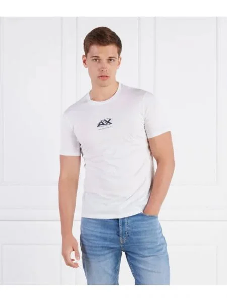 Armani Exchange Tricou alb