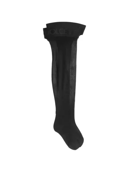 Ciorapi Dolce & Gabbana cu autograf negru