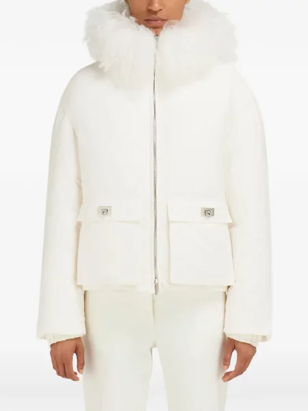 Bomber bunda Ferragamo biela