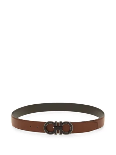 Cu centură reversibil curea Ferragamo maro