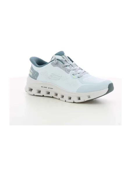 Sneakersy Skechers niebieskie