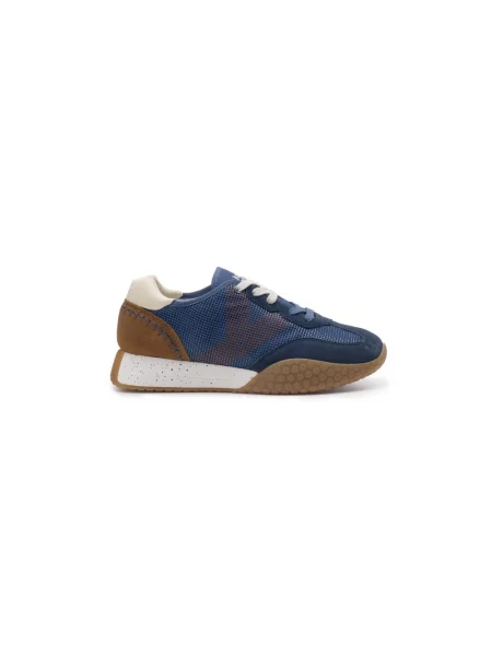 Sneakersy Kehnoo skórzane niebieskie