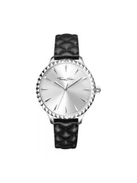 Zegarek Thomas Sabo skórzany w serca czarny