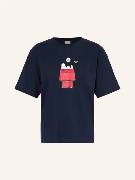 Mey Spací Košile Série Mey × Peanuts tmavě modrá