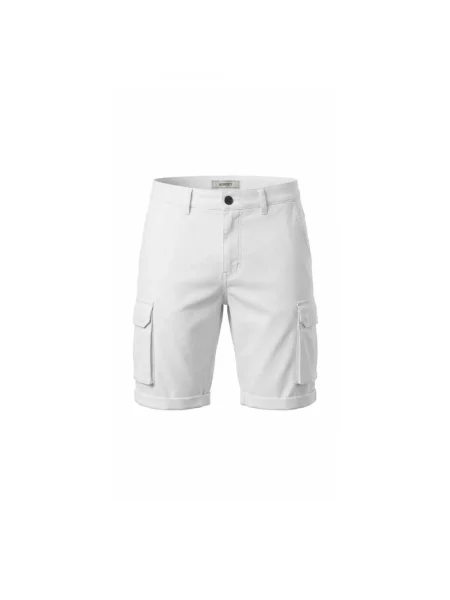 Bermudy 40weft białe
