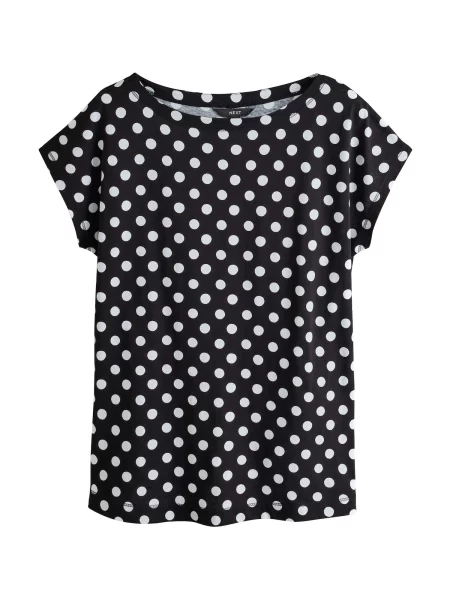 Next Tricou negru alb