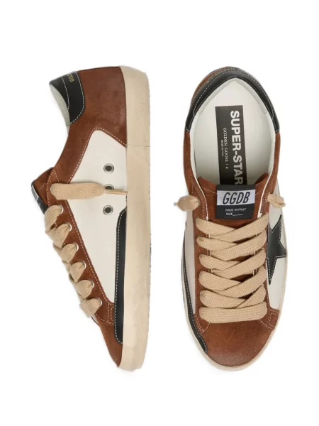 Szarvasbőr sneaker Golden Goose fehér