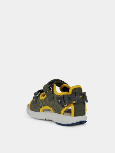 Дитячі Сандалії Geox B Sandal Multy Boy оливковий